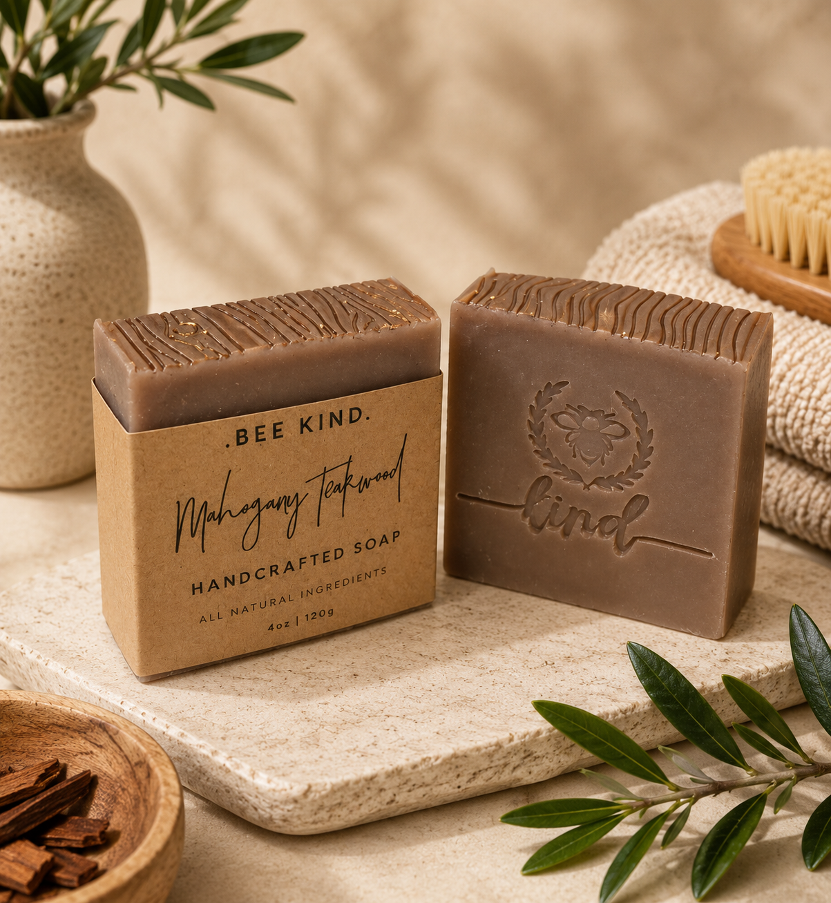 Mahogany Teakwood- Bar of Soap