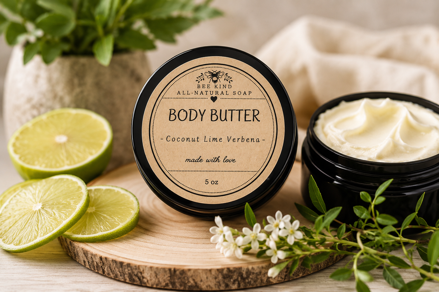 Coconut Lime Verbena Body Butter- 5oz-