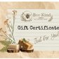 Bee Kind All-Natural Soap Gift Certificate