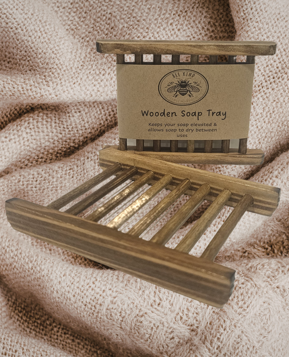 Dark Wooden Soap Tray